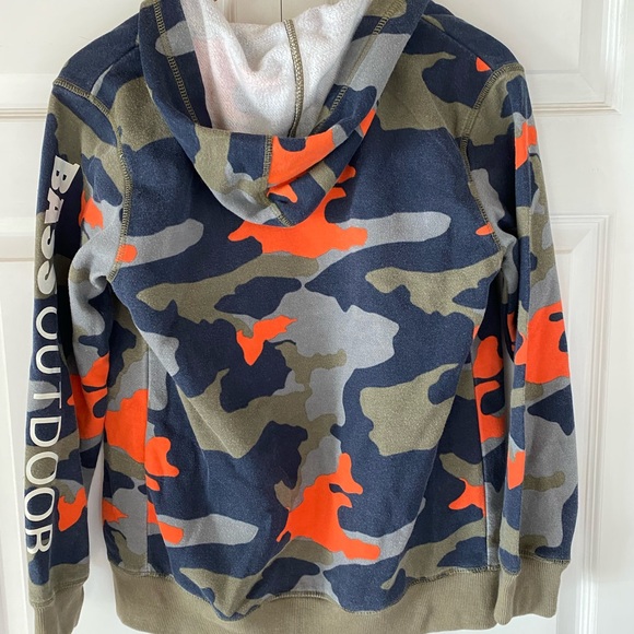 Boys Bass Outdoor Camouflage Hooded Sweatshirt Large (14-16) - Picture 4 of 8